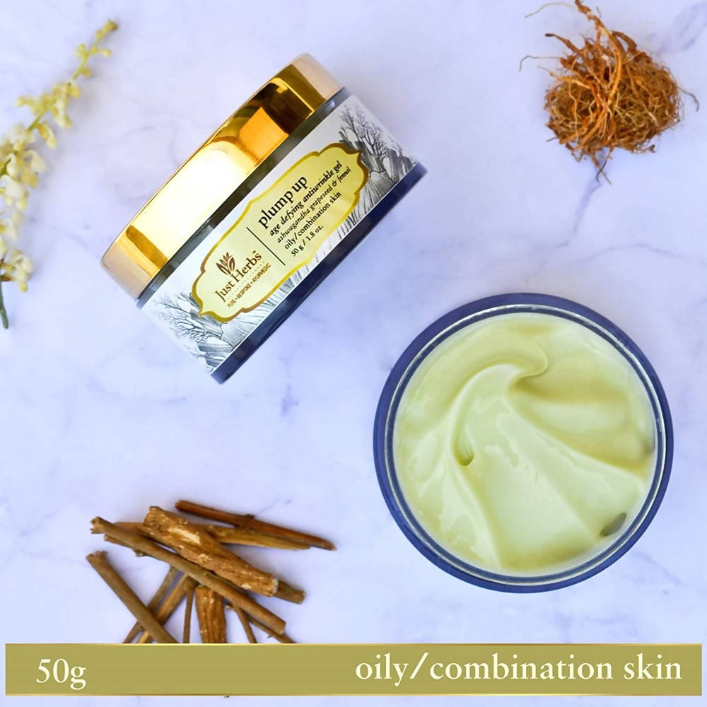 Just Herbs Plump up Age Defying Antiwrinkle Gel | Grocsy