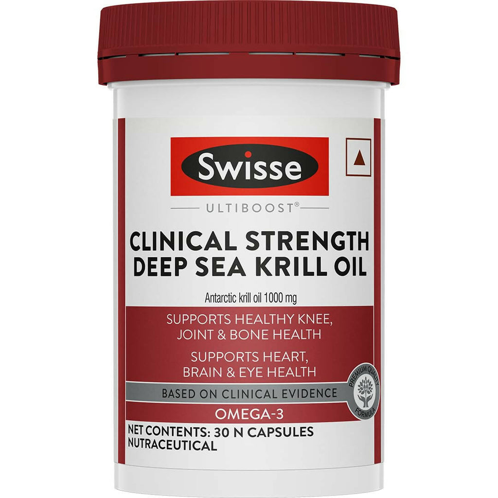 Swisse Clinical Strength Deep Sea Krill Oil Capsules | Grocsy