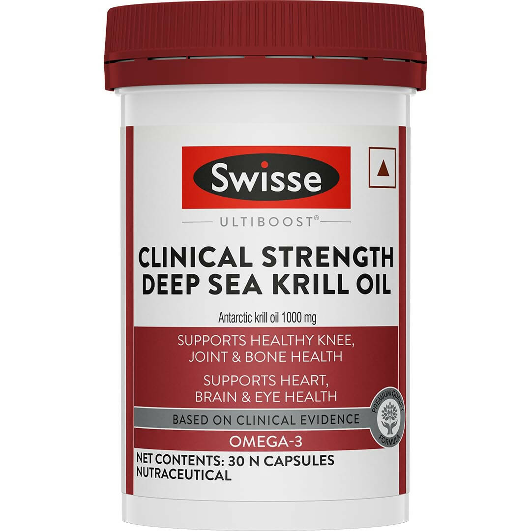 Swisse Clinical Strength Deep Sea Krill Oil Capsules | Grocsy