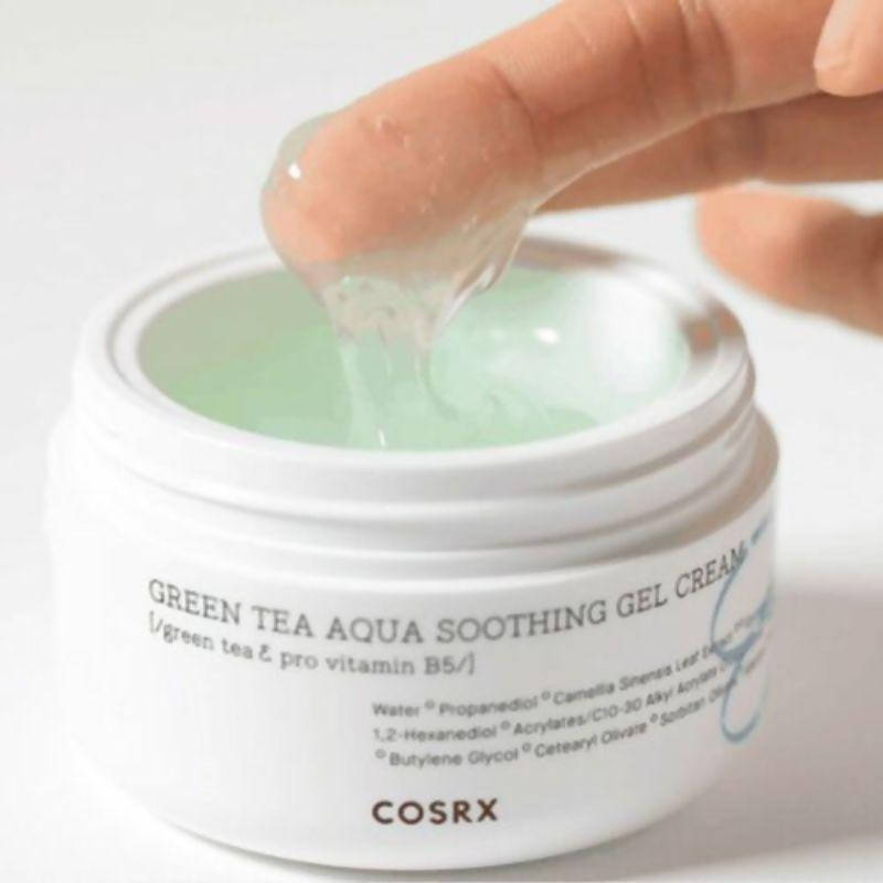 Cosrx Hydrium Green Tea Aqua Soothing Gel Cream - Korean Skincare | Grocsy