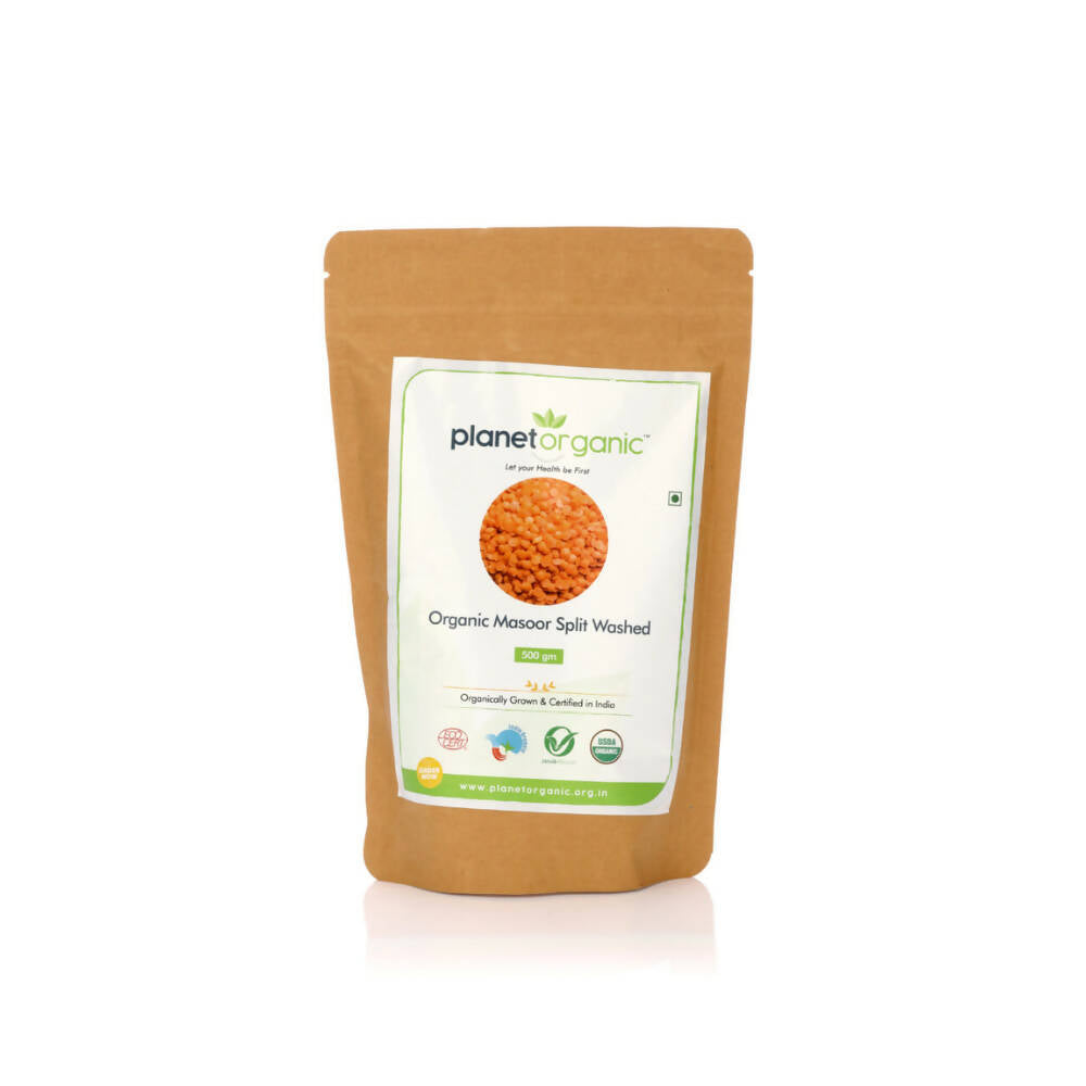 Planet Organic Masoor Split Dal (Skinless) | Grocsy
