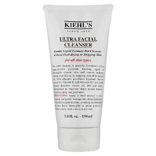 Kiehl's Ultra Facial Cleanser With Apricot Kernel Oil And Vitamin E For All Skin Types | Grocsy