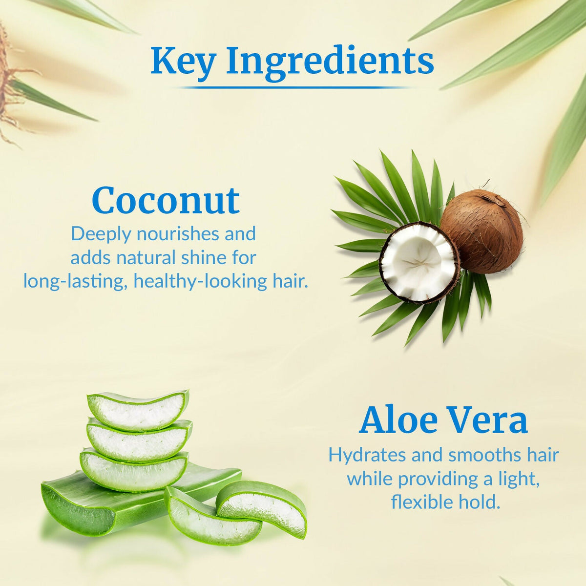 VI-JOHN Naturale Tropical Coconut Styling Hair Cream Strength & Shine | Grocsy