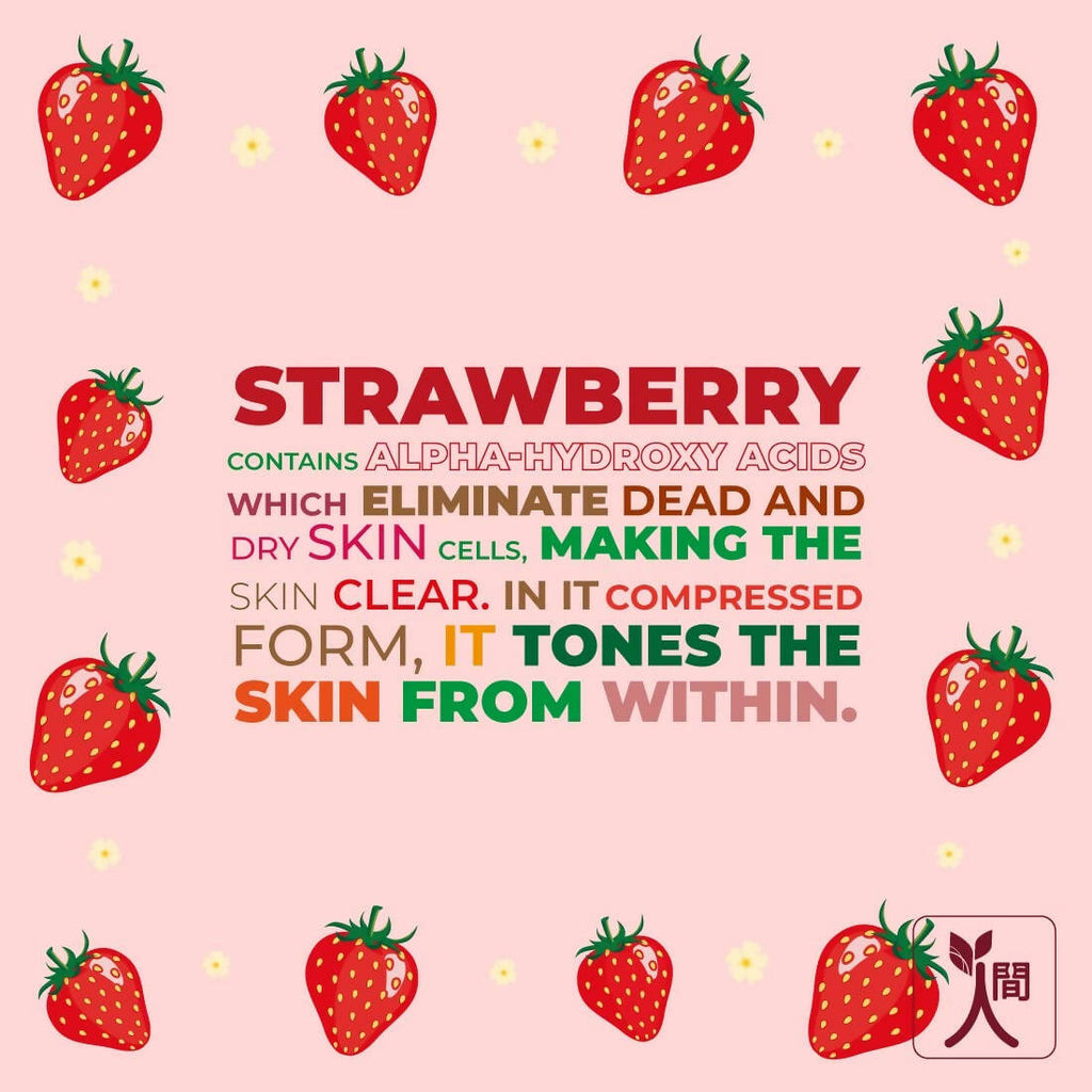Ningen Strawberry Foaming Face Wash | Grocsy