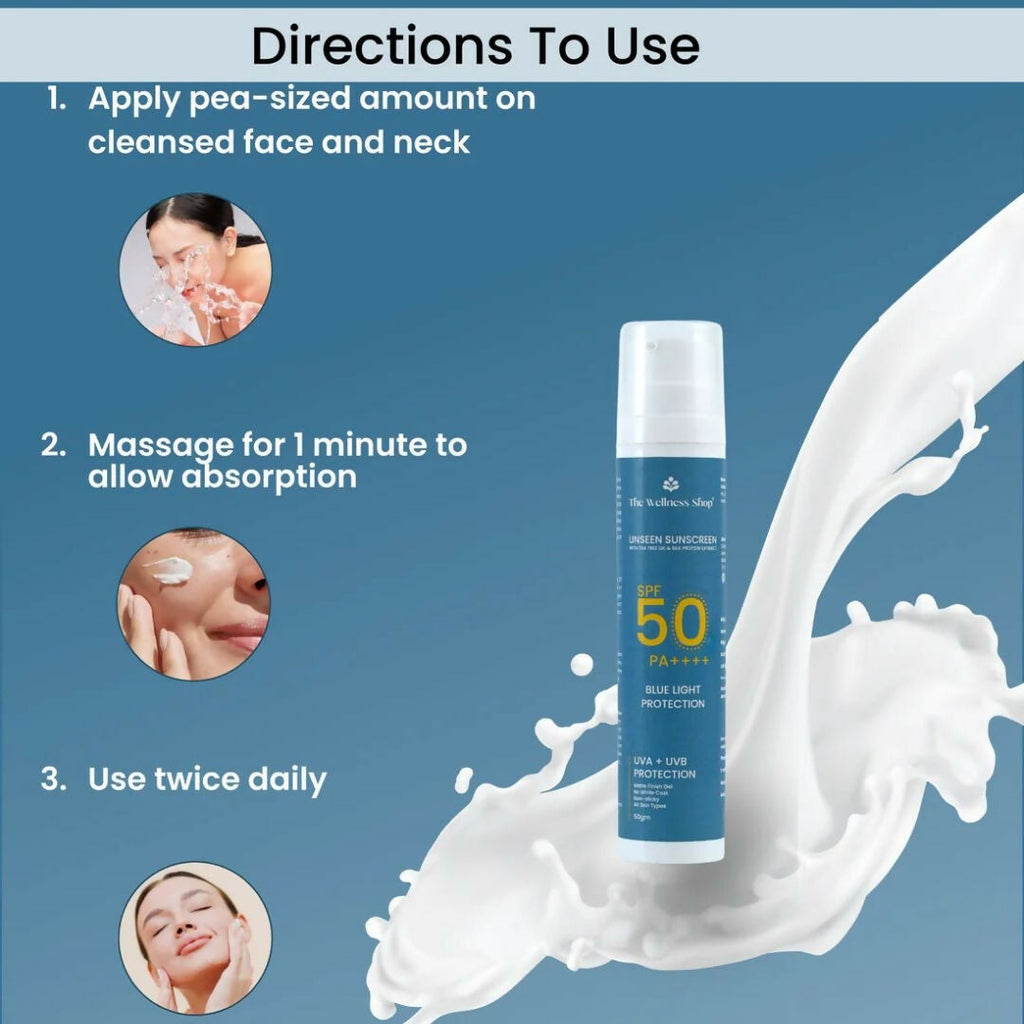 The Wellness Shop Unseen Sunscreen | Grocsy