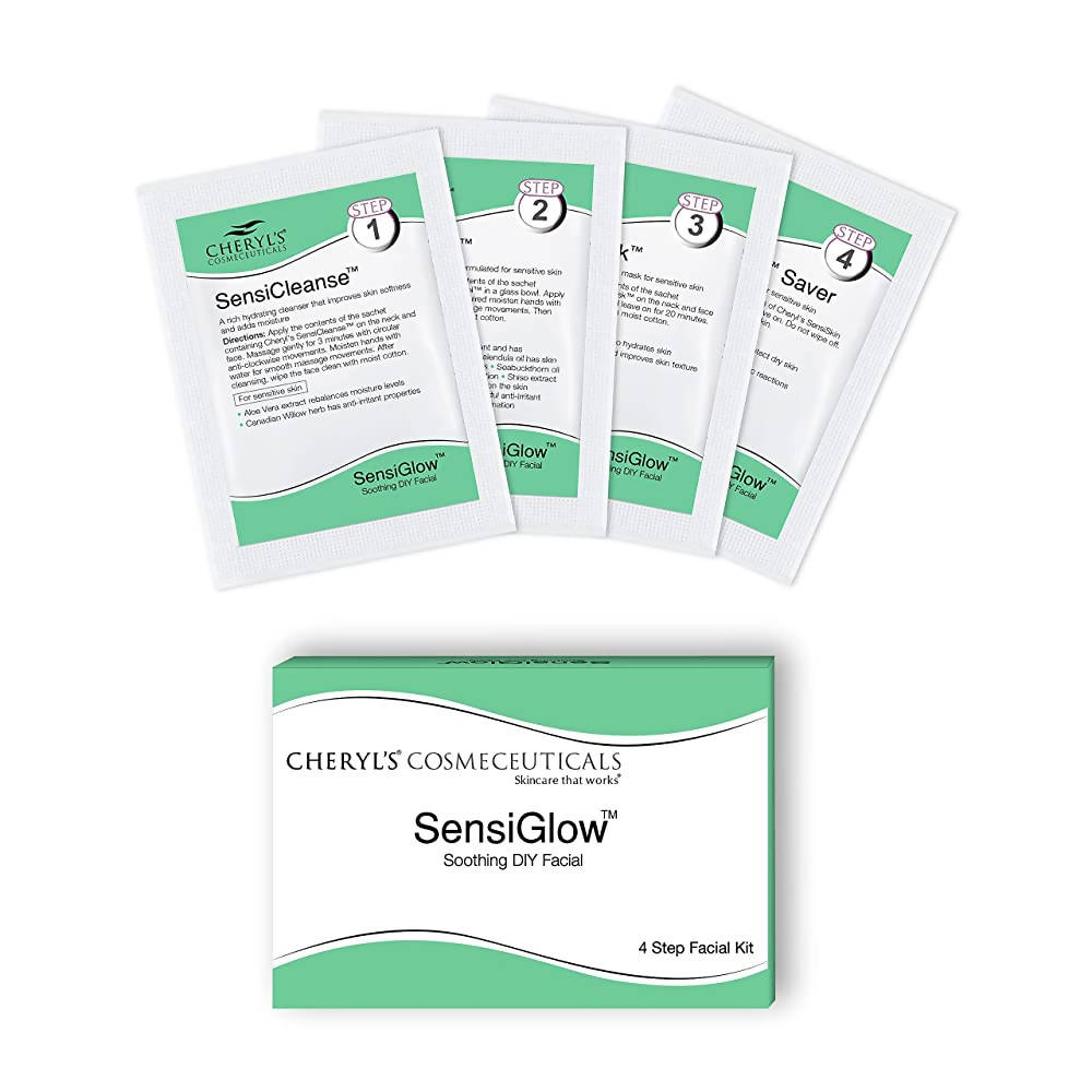 Cheryl's Cosmeceuticals SensiGlow Diy Facial Kit | Grocsy