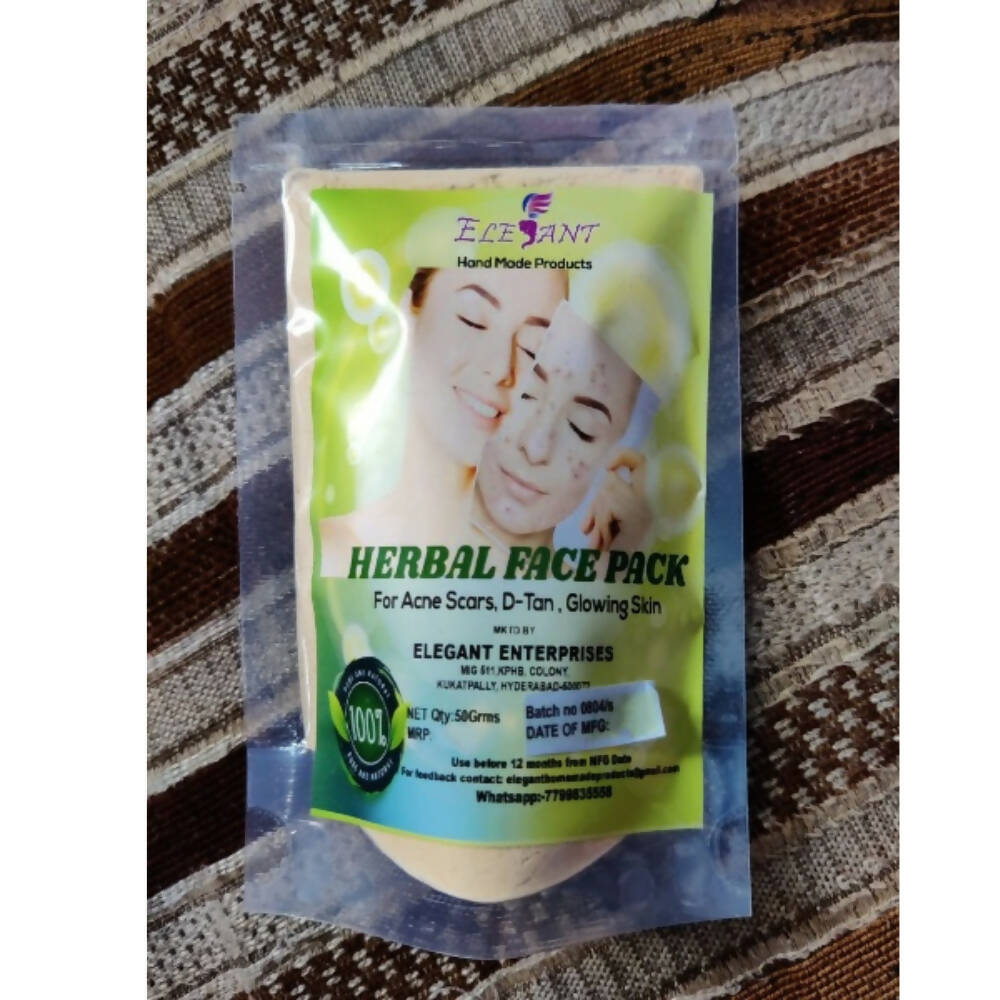 Elegant Handmade Herbal Face Pack | Grocsy