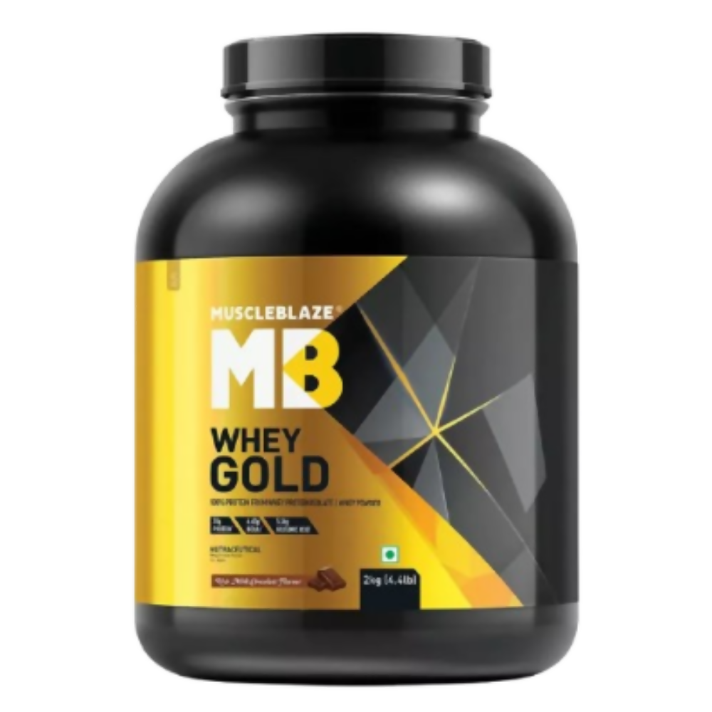MuscleBlaze Whey Gold Richmilk Chocolate | Grocsy