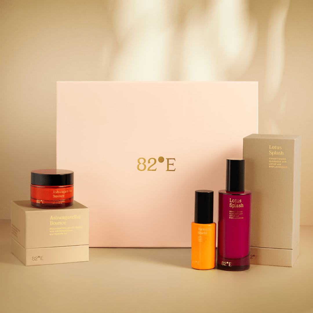 82°E By Deepika Padukone The Skincare Gift Kit In Nude - Mini | Grocsy
