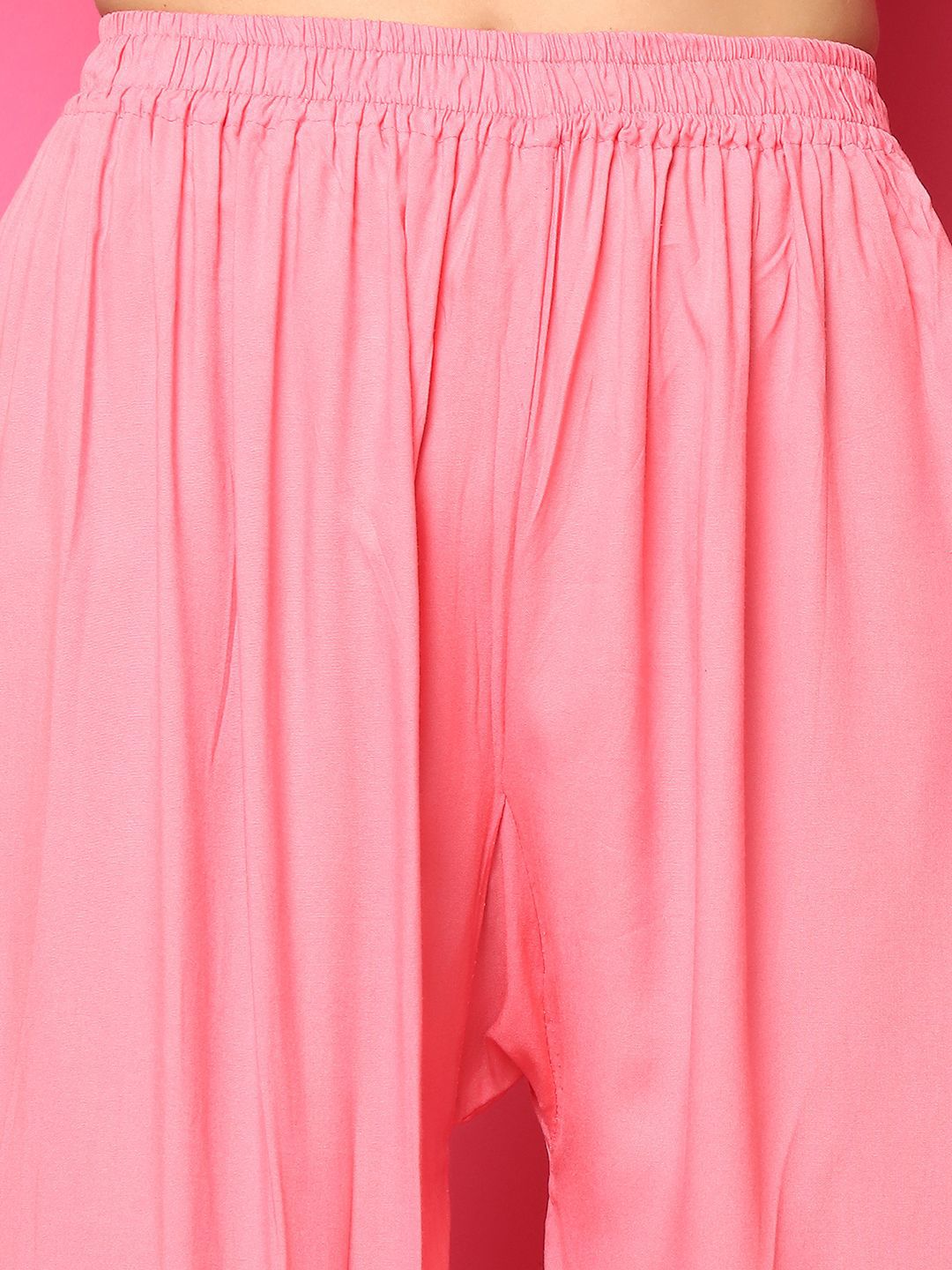 TAG 7 Women Flared Solid Palazzos | Grocsy