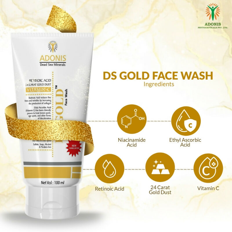 Adonis DS Gold Facewash | Grocsy
