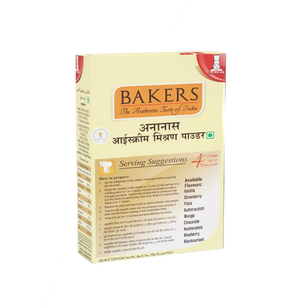 BAKERS Pineapple Ice Cream Powder | Grocsy