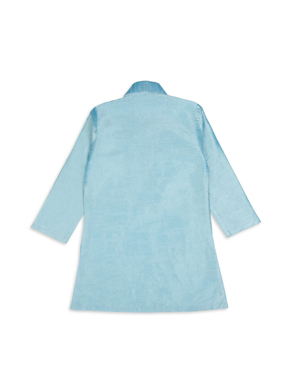 Joban Fashion Kids Island stylish Tikli work Nehru Jacket Full Sleeves Kurta, Pyjama Set - Sky Blue | Grocsy