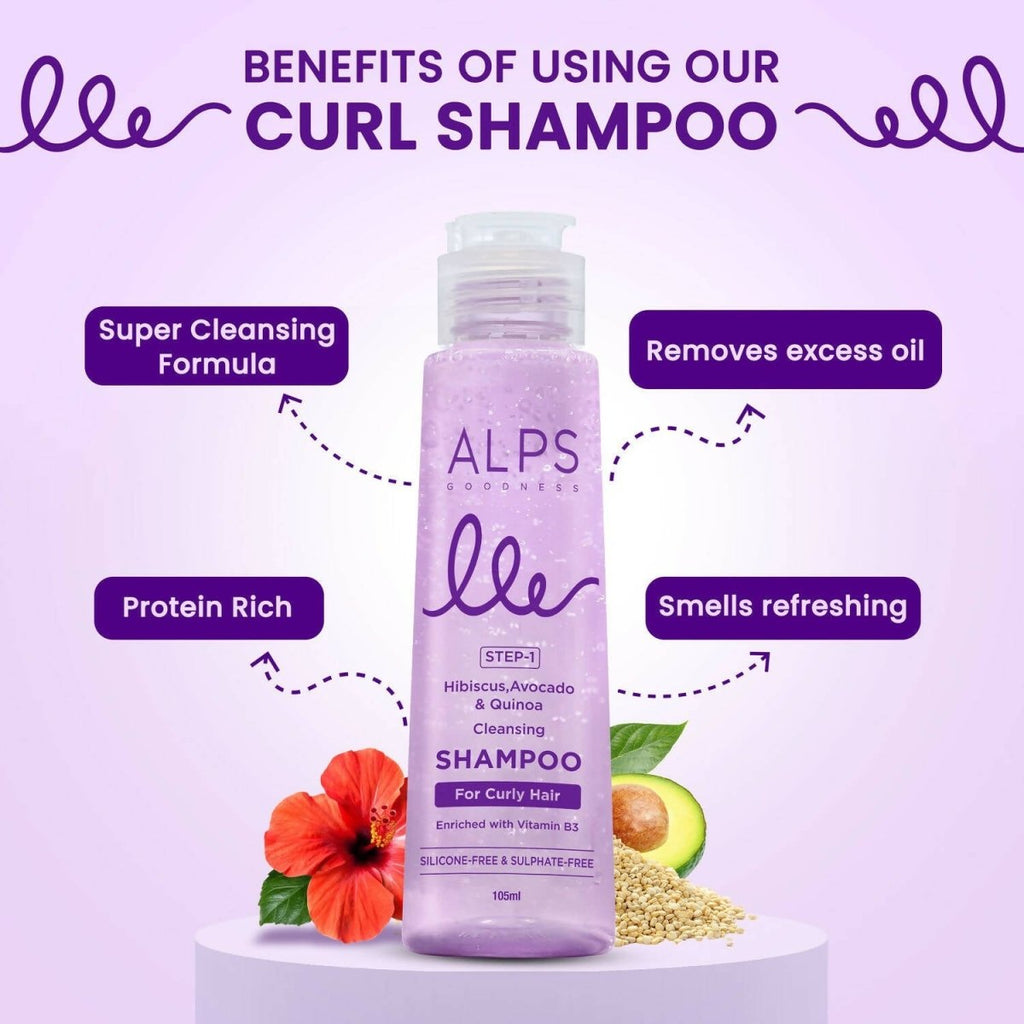 Alps Goodness Hibiscus, Avocado & Quinoa Cleansing Shampoo | Grocsy