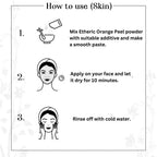 Etheric Orange Peel Powder – Natural Skin Brightening & Acne Care Face Pack | Grocsy