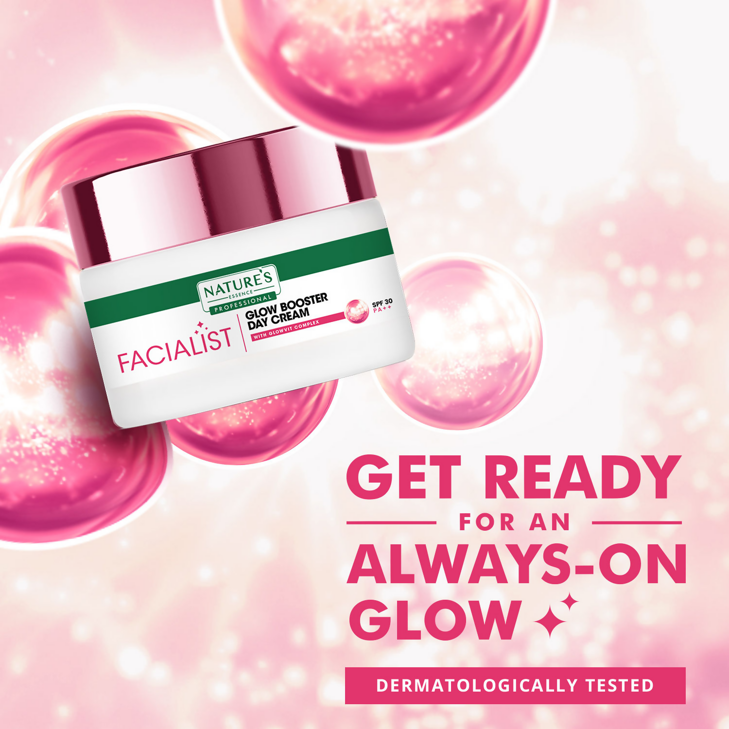 Nature's Essence Professional Facialist Glow Booster Day Cream | Grocsy