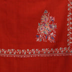 Nizalia Handmade Sozni Work Red Pashmina - Limited Time Offer | Grocsy