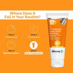 The Derma Co 1% Hyaluronic Long Lasting Sunscreen SPF 50 Pa++++ | Grocsy