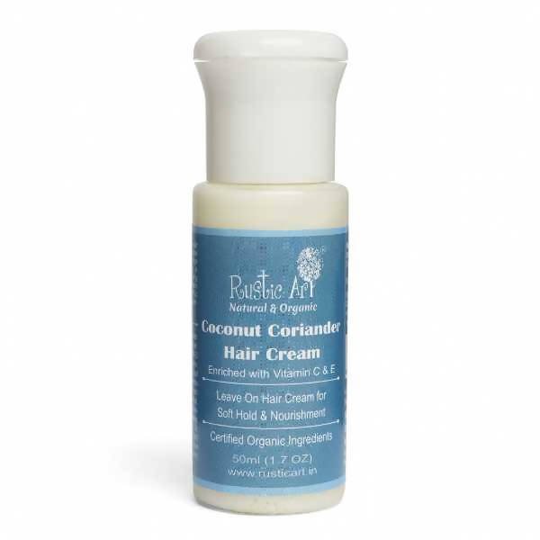 Rustic Art Coconut Coriander Organic Hair Cream | Grocsy