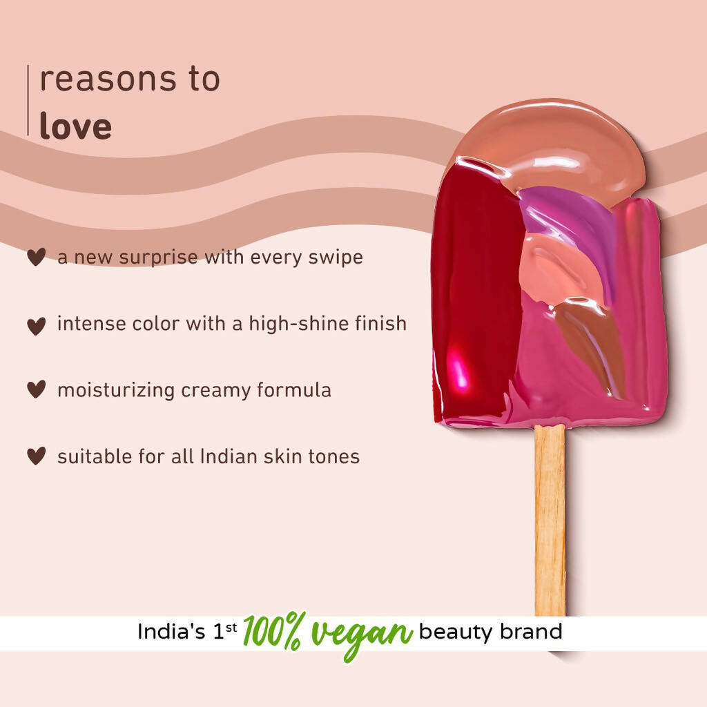 Plum Soft Swirl Lip Gloss 3 Shades In 1 & 126 Mississippi Mud | Grocsy