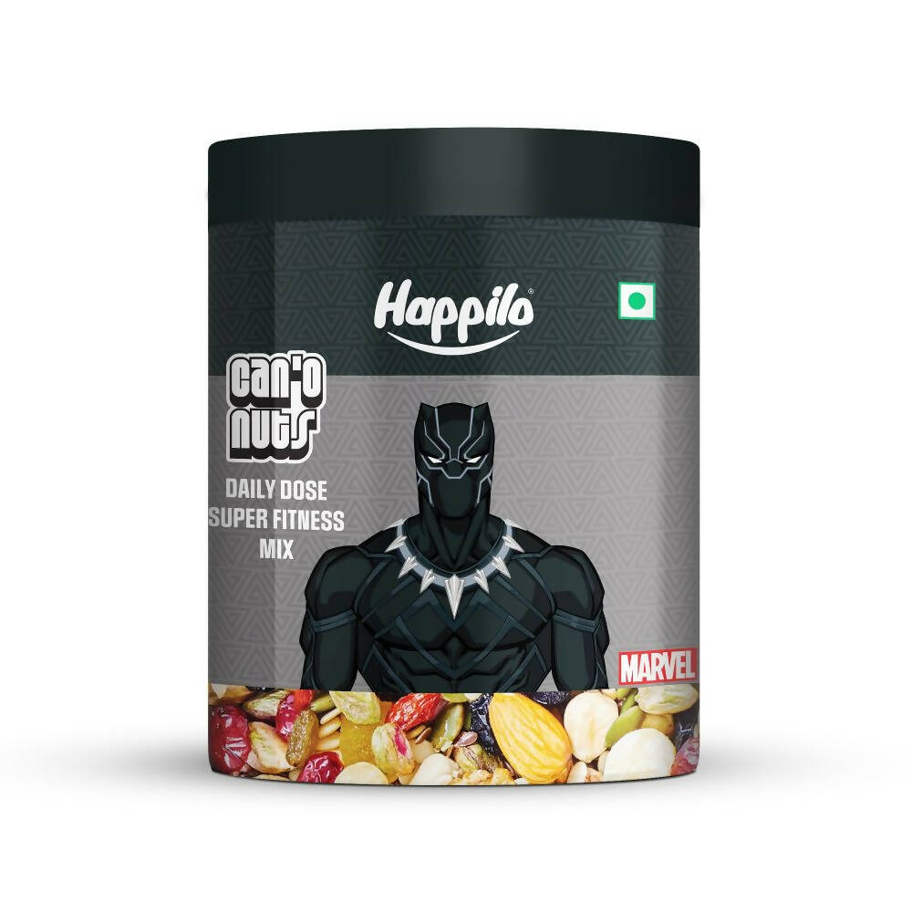 Happilo Daily Dose Super Fitness Mix-Marvel Black Panther Edition | Grocsy