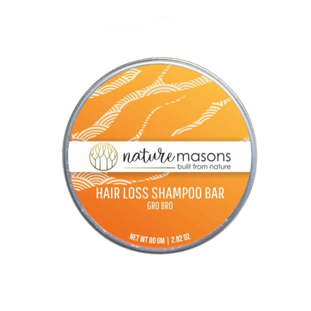 Nature Masons Grow Bro Hair Loss Shampoo Bar | Grocsy