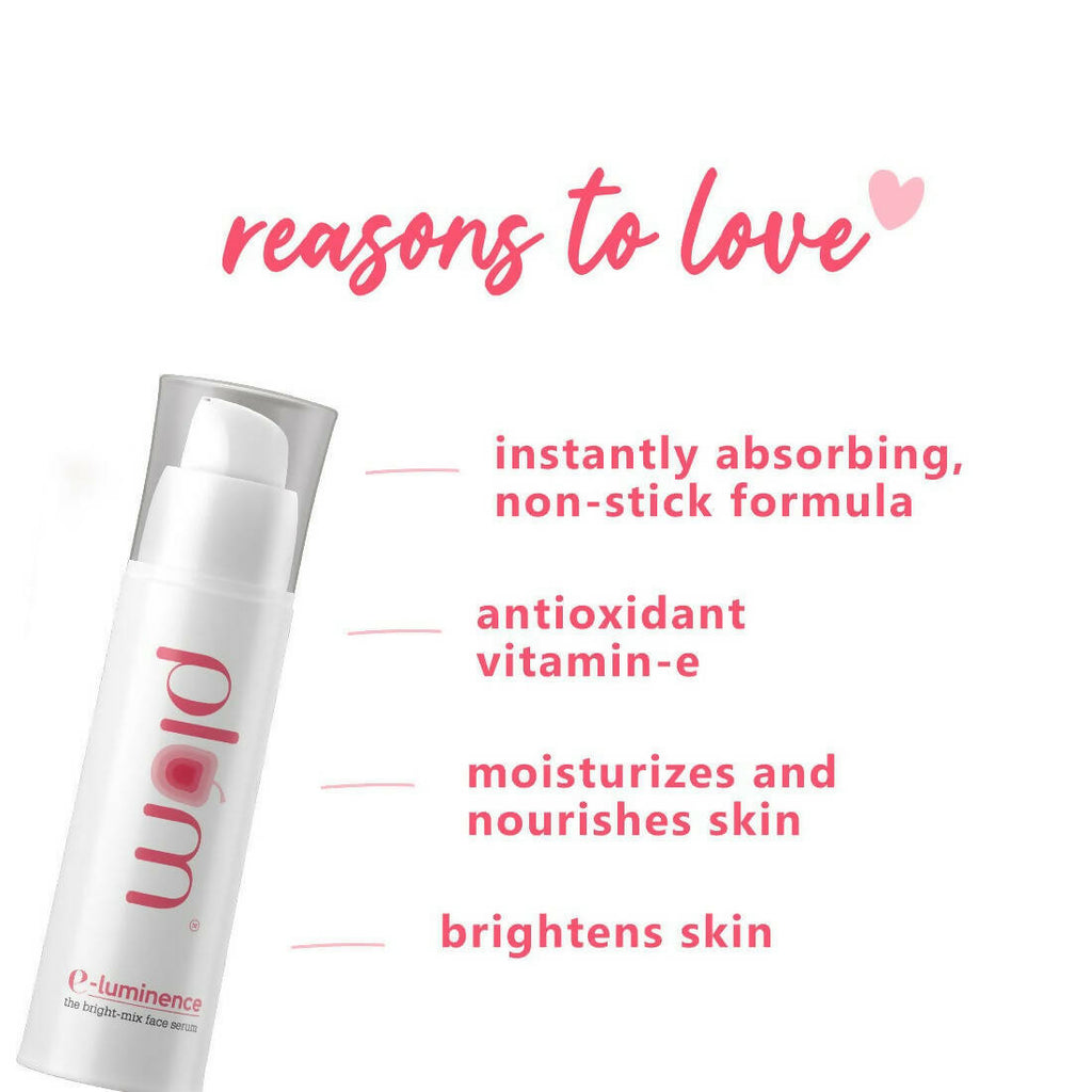 Plum E-Luminence The Bright Mix Face Serum | Grocsy
