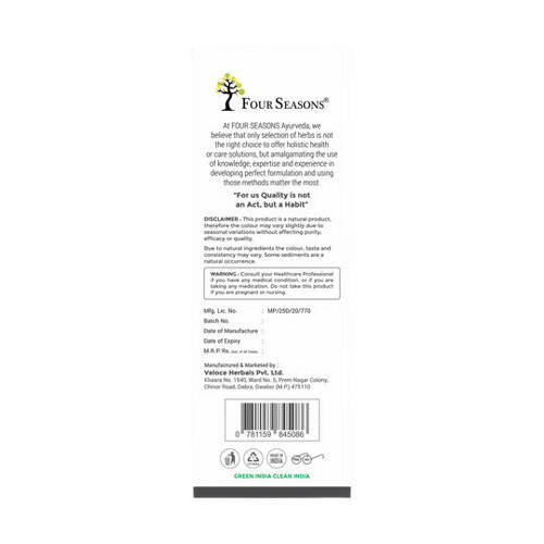 Four Seasons Ashwashakti Plus Juice | Grocsy