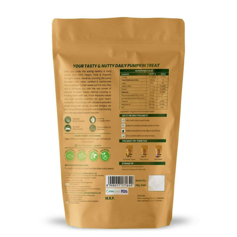 Himalayan Organics Pumpkin Seeds | Grocsy