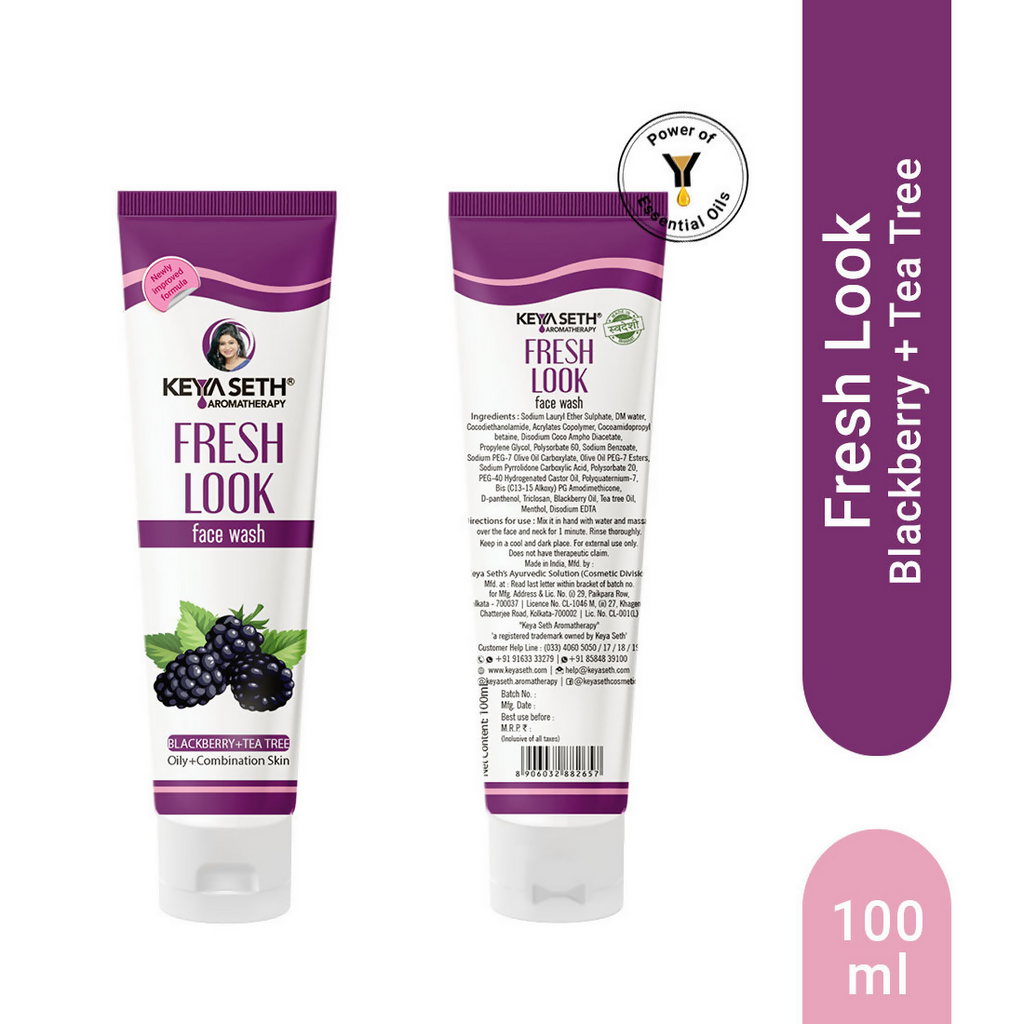 Keya Seth Aromatherapy Blackberry Fresh Look Face Wash | Grocsy