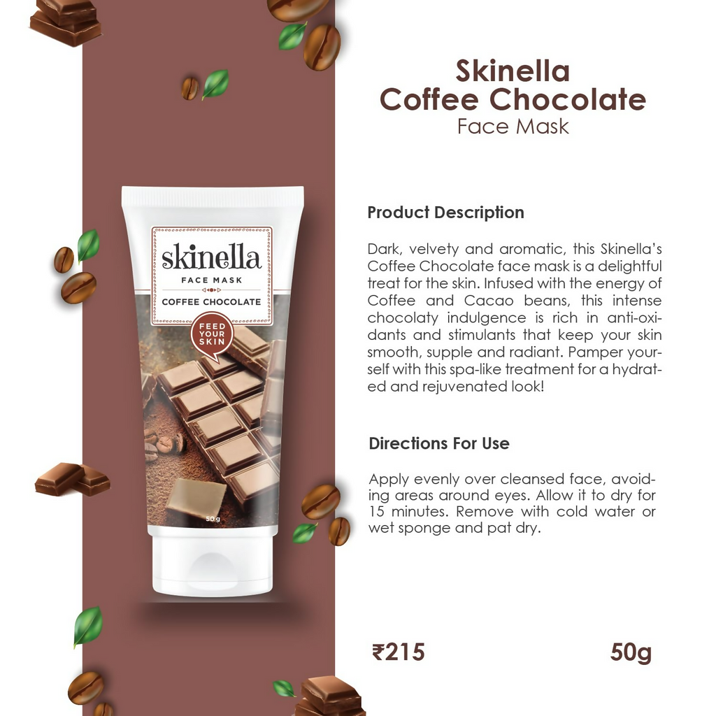 Skinella Face Mask Coffee Chocolate | Grocsy
