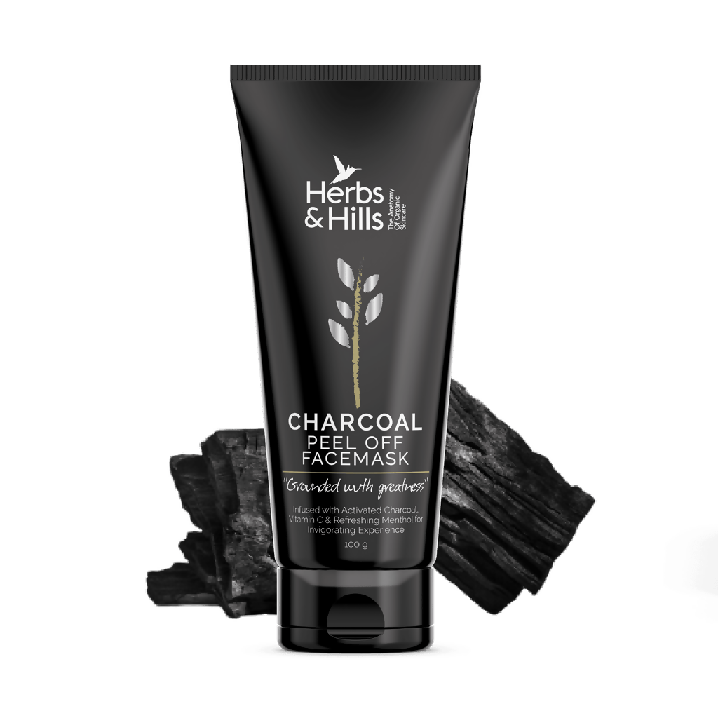 Herbs & Hills Charcoal Peel Off Facemask | Grocsy