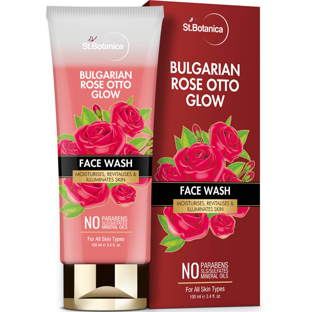 St.Botanica Bulgarian Rose Otto Glow Face Wash | Grocsy