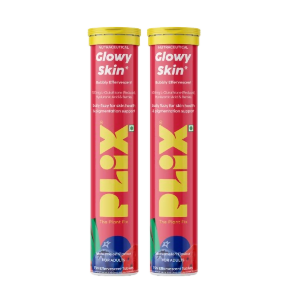 PLIX The Plant Fix Glutathione Skin Tablets With L-Glutathione & Vitamin C - Watermelon | Grocsy
