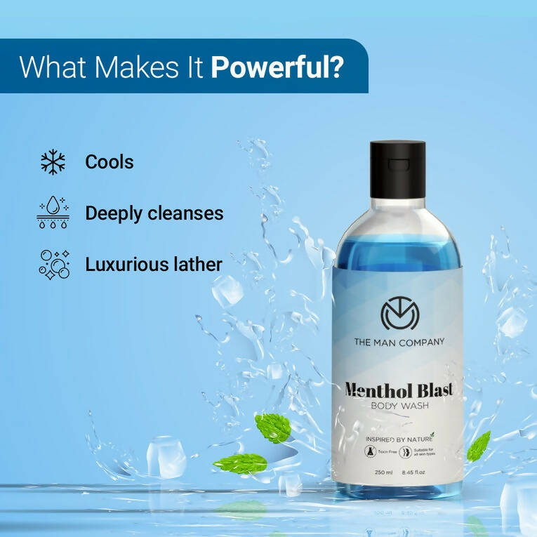 The Man Company Menthol Blast Body Wash | Grocsy