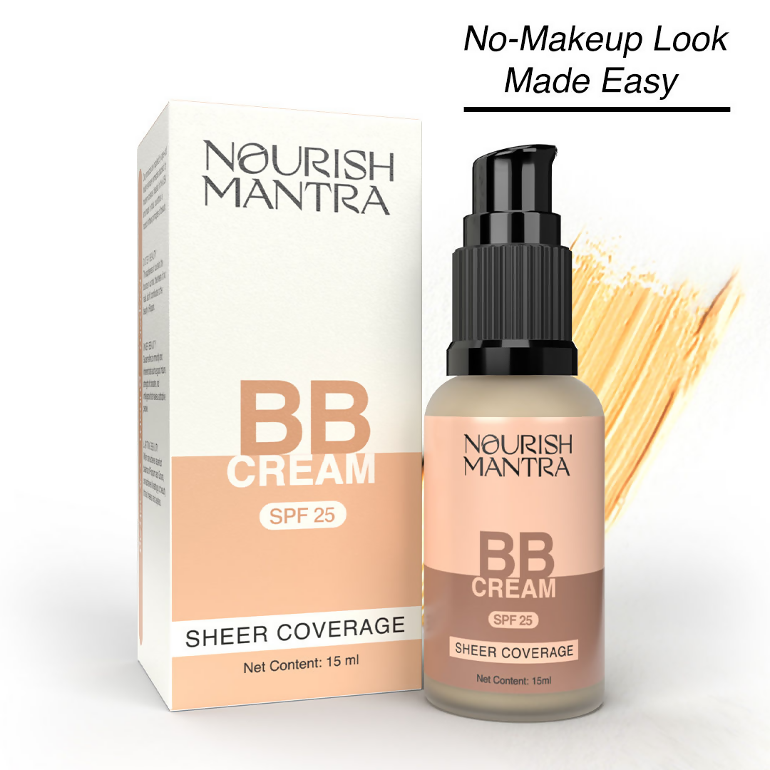Nourish Mantra BB Cream with SPF 25 with SPF for Long-lasting, Even Coverage | Grocsy