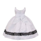 Asmaani Baby Girl's Off-White Colour Satin A-Line Maxi Full Length Dress (AS-DRESS-22154) | Grocsy