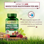 Himalayan Organics Whole Food Multivitamin For Men Vegetarian Capsules | Grocsy