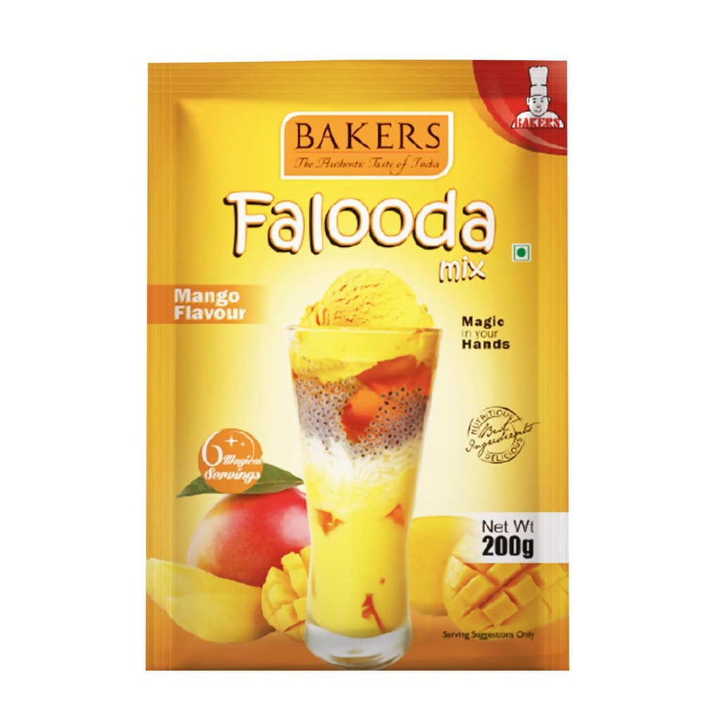 BAKERS Falooda Mix Powder - Chocolate, Mango And Strawberry | Grocsy