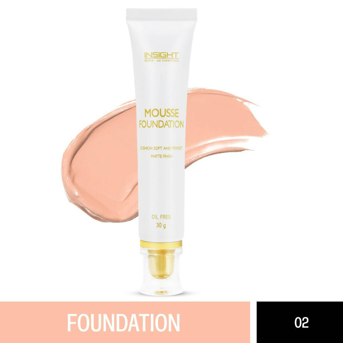 Insight Cosmetics Mousse Foundation - 02 Soft Honey | Grocsy
