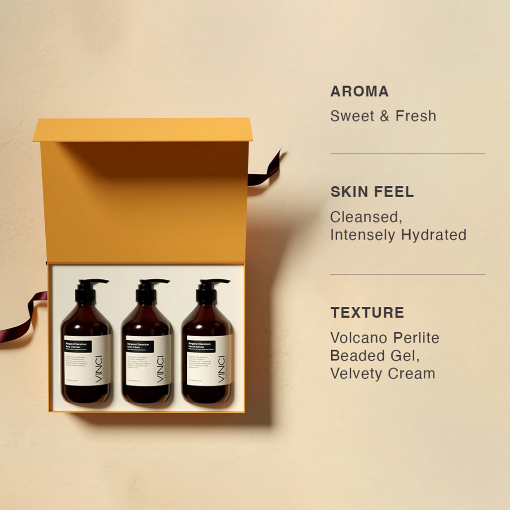 Vinci Botanicals Bergamot Geranium Trio | Grocsy