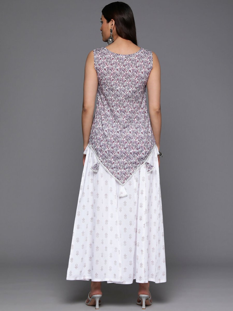 Ahalyaa Women's Traditional Wear Co-ods - Maroon | Grocsy