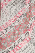 Vastranavya Green Digital Printed Linen Ready To Wear Designer Saree with Unstitched Blouse | Grocsy