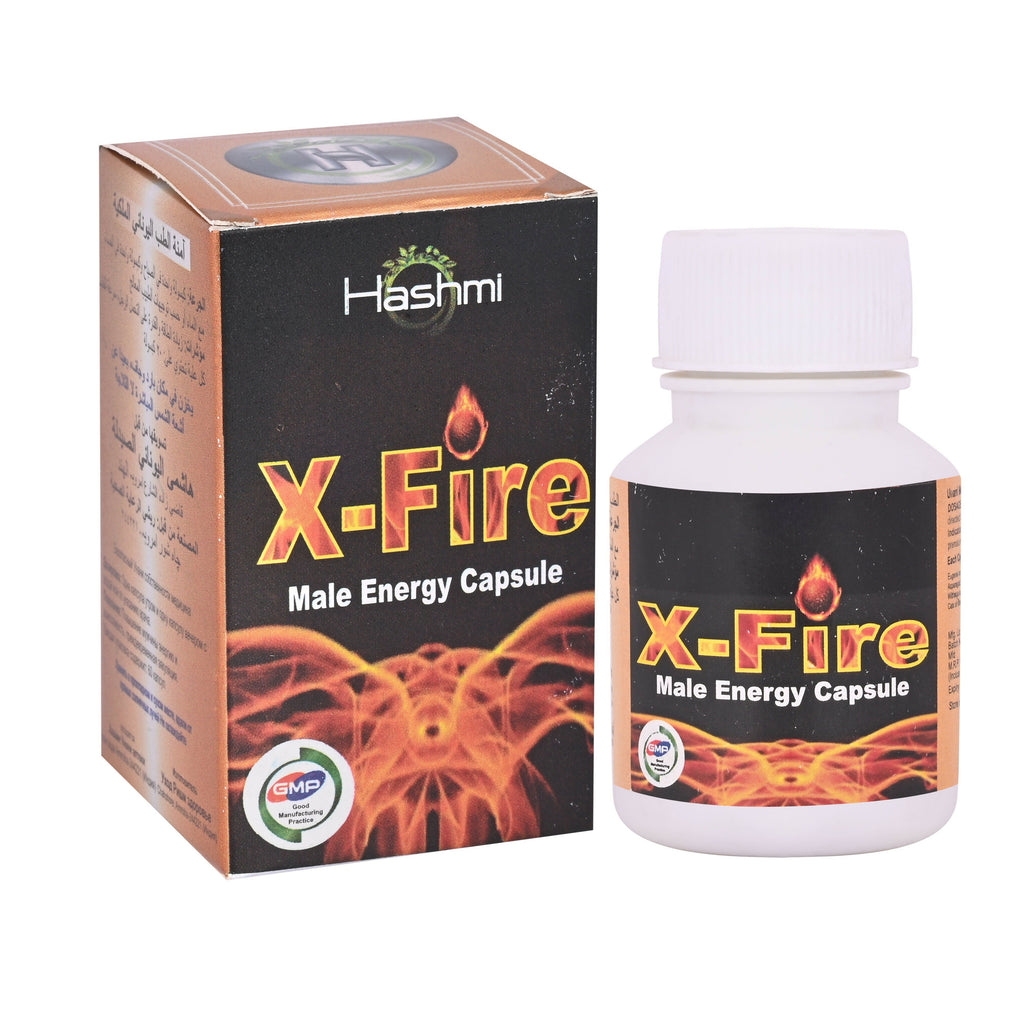 Hashmi Pharmacy X-Fire Capsule for Strength, Stamina, Energy, Power Men | Grocsy