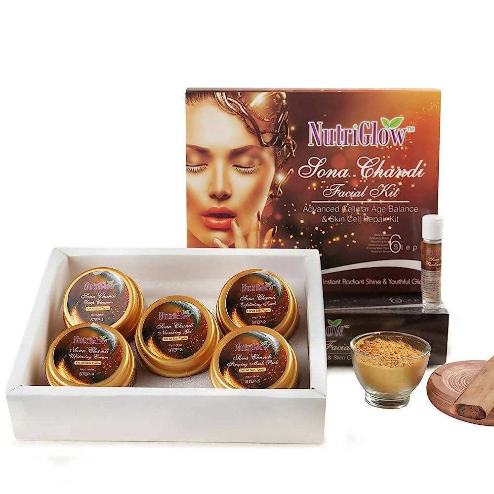 NutriGlow Sona Chandi Facial Kit | Grocsy