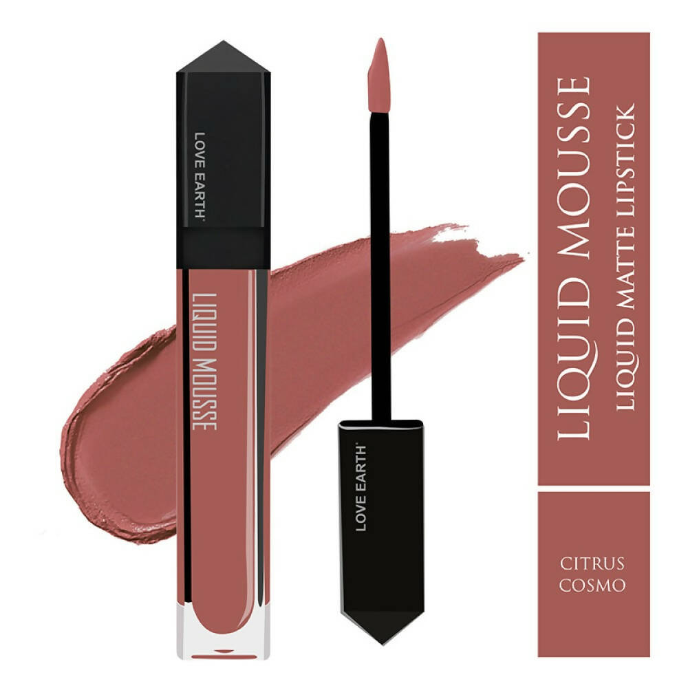 Love Earth Liquid Mousse Lipstick - Citrus Cosmo | Grocsy