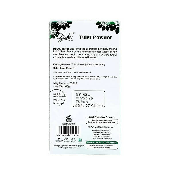 Lalas Tulsi Powder | Grocsy
