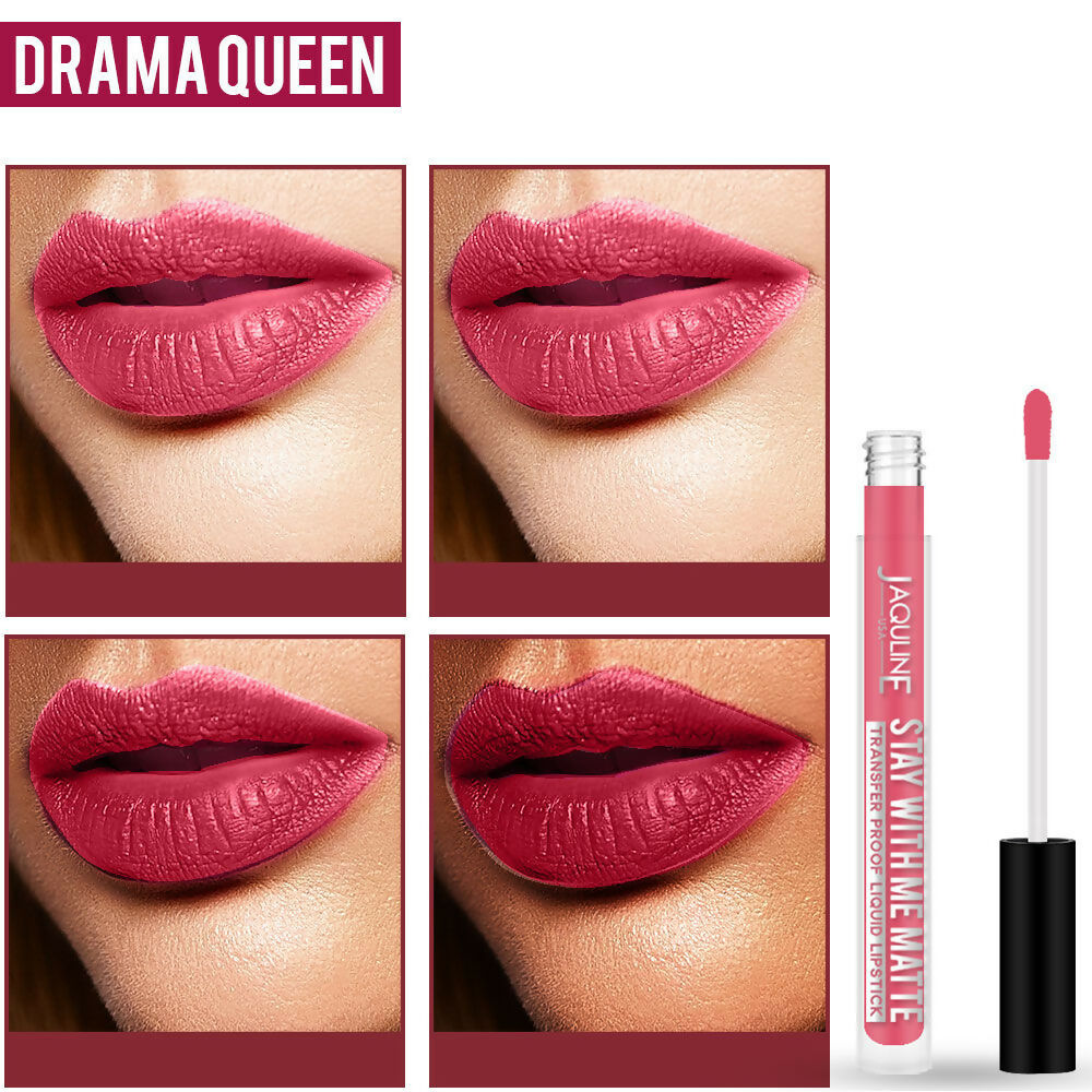 Jaquline USA Stay With Me Matte Liquid Lipstick - Secret Keeper | Grocsy