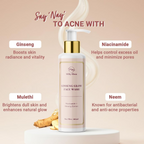 Milky Moon Ginseng Glow Face Wash With Niacinamide | Grocsy