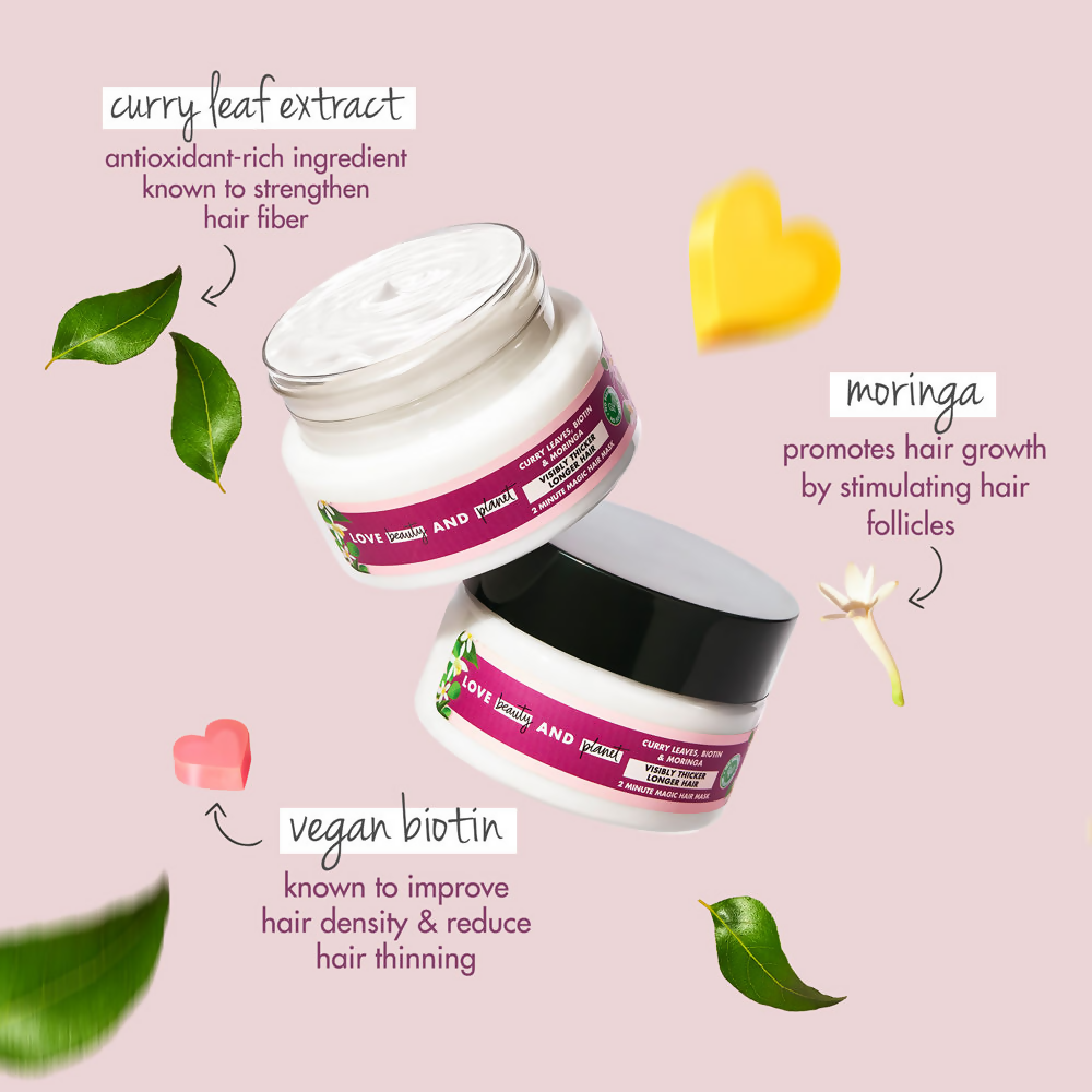 Love Beauty And Planet Curry Biotin & Moringa Hair Mask | Grocsy